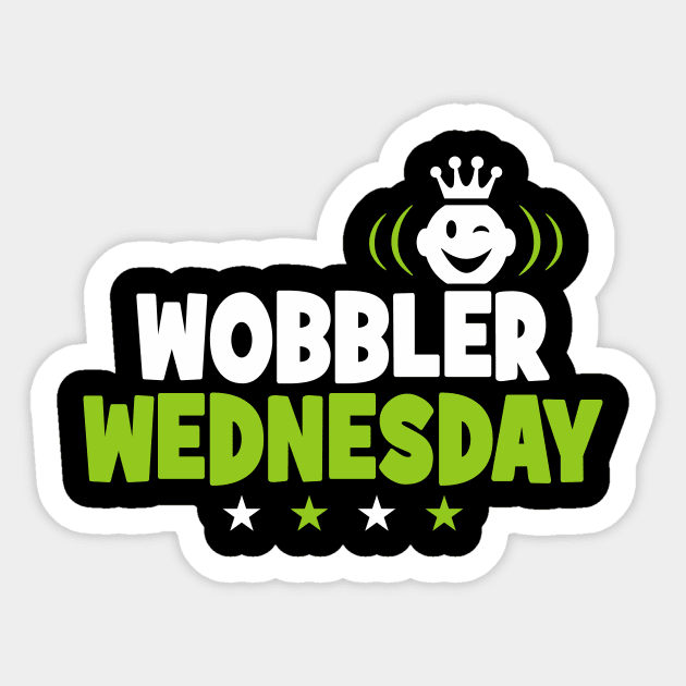 Wobbler Wednesday Sticker by KDNJ